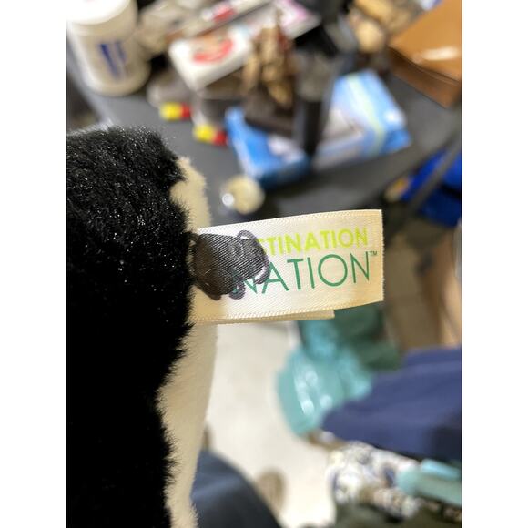 Destination Nation Life like Penguin Black white with spots plush stuffed animal - Picture 3 of 3